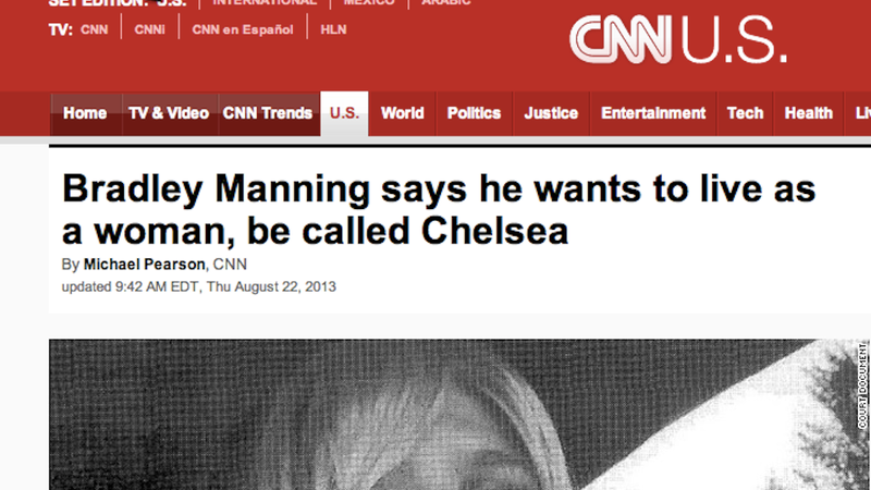 Illustration for article titled How Not to React to the News That Bradley Manning Is Transgender